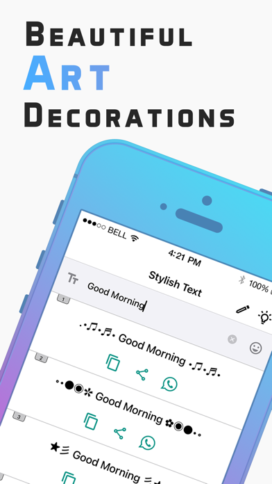 Letter Fonts – Stylish Text app screenshot 4