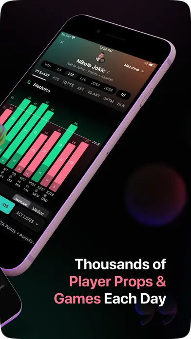 LFG Sports AI: Props & Trends app screenshot 2