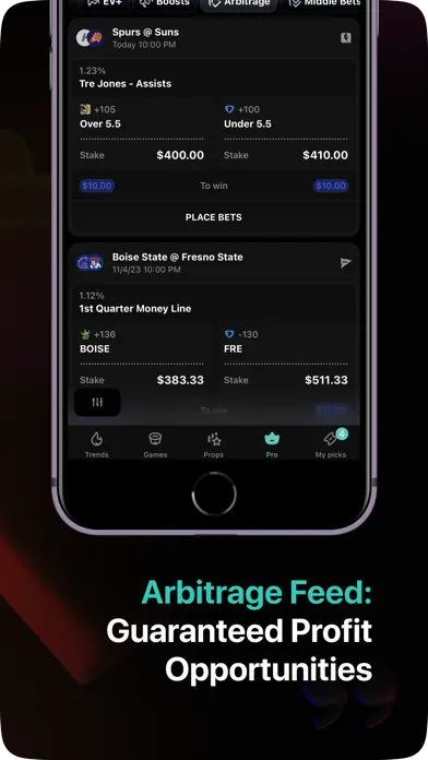 LFG Sports AI: Props & Trends app screenshot 6