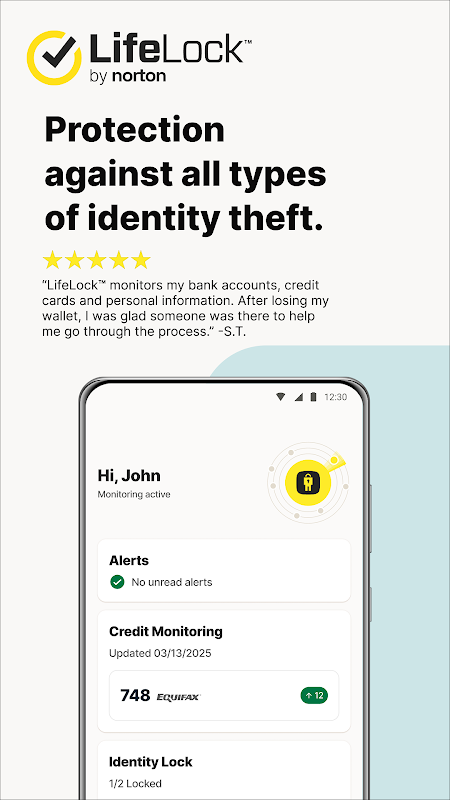 LifeLock Identity by Norton app screenshot 1