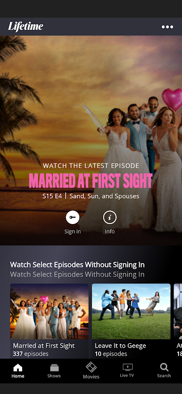 Lifetime app screenshot 2