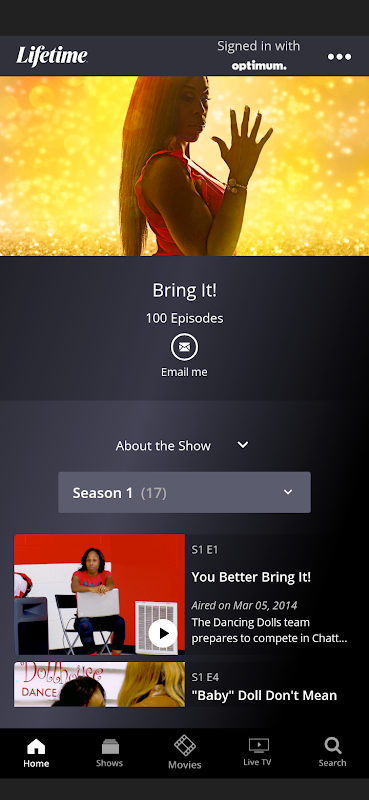 Lifetime app screenshot 4