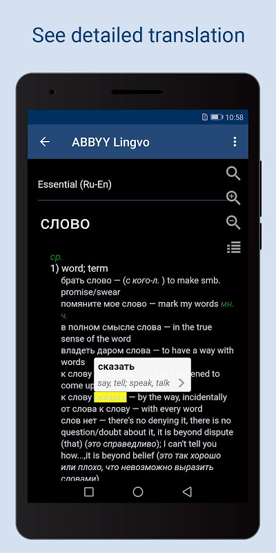 Lingvo Dictionaries Offline app screenshot 2