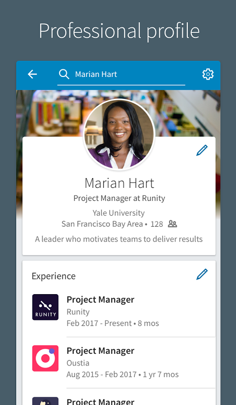 LinkedIn app screenshot 2
