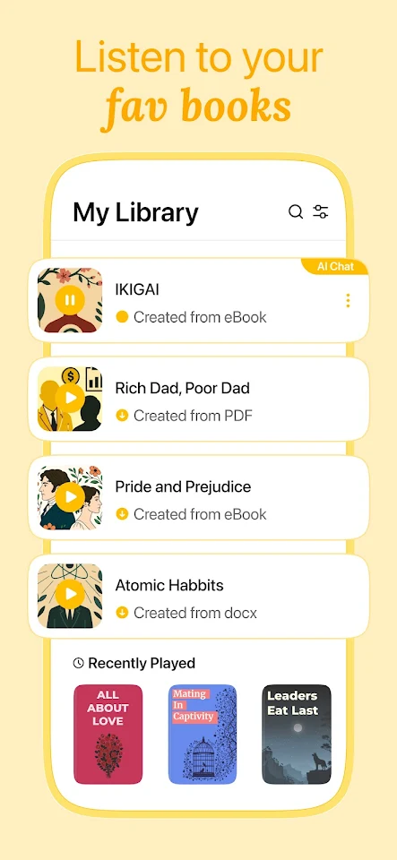 Listen AI: Text to Speech app screenshot 7