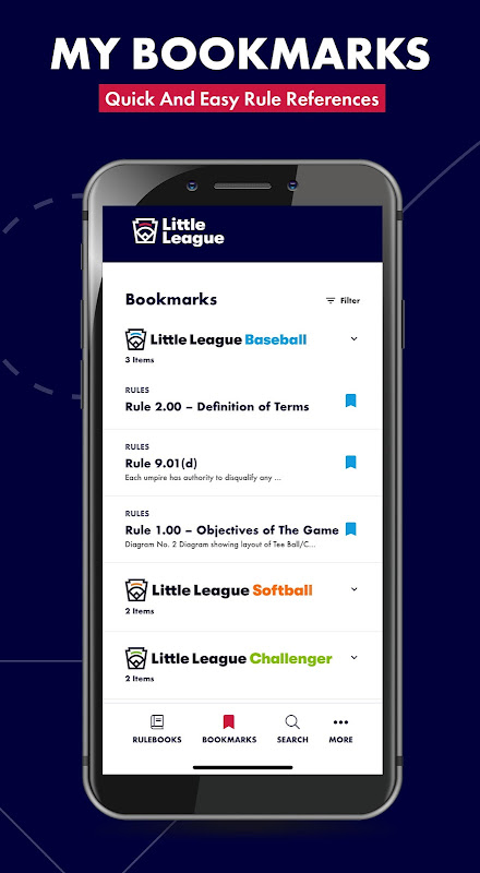 Little League Rulebook app screenshot 5
