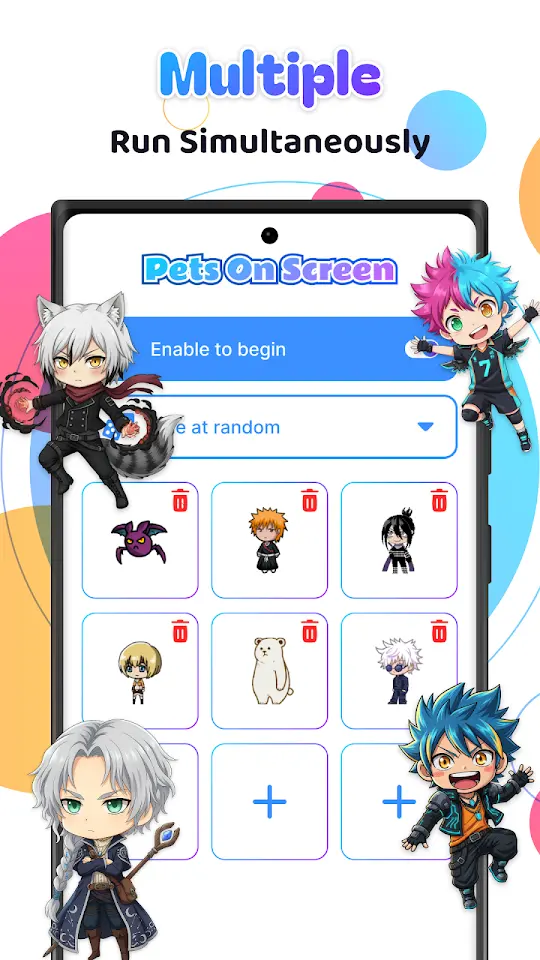 Live Anime Shimeji Pets app screenshot 2