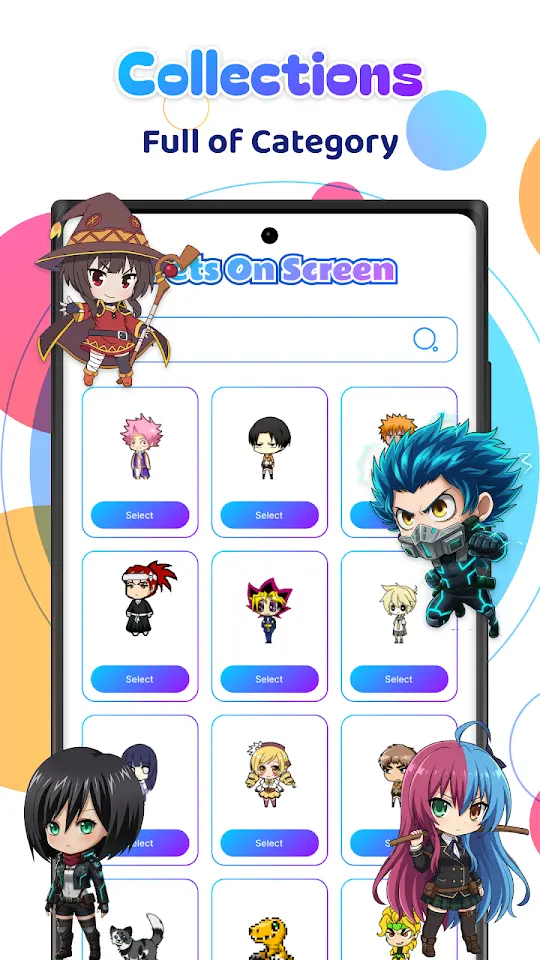 Live Anime Shimeji Pets app screenshot 3