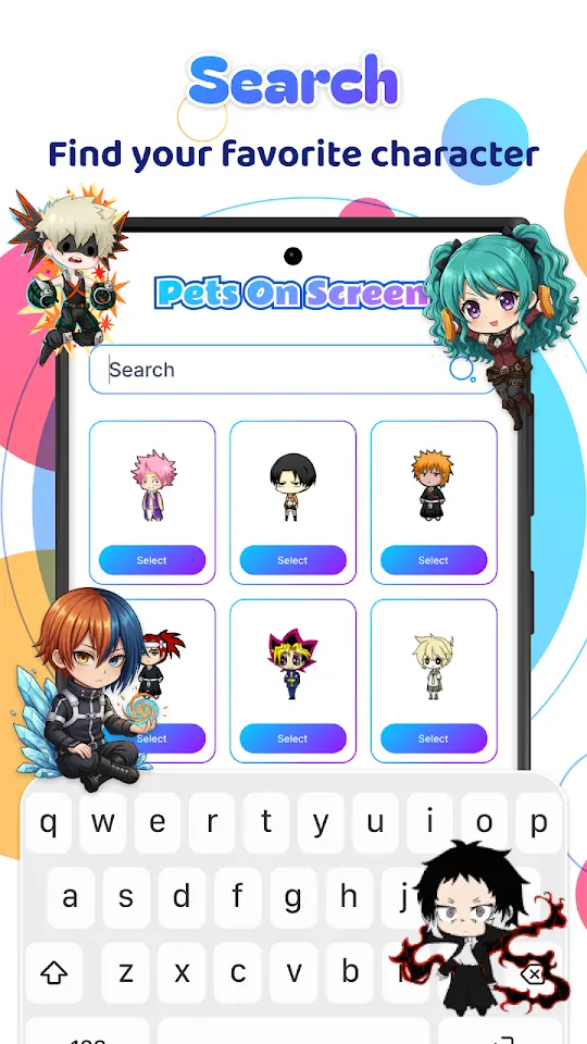 Live Anime Shimeji Pets app screenshot 4
