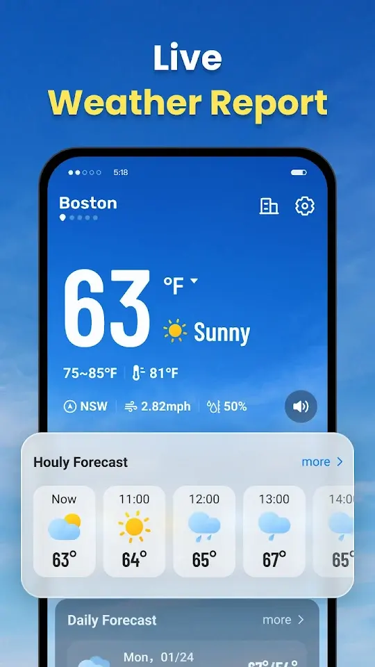 Live Weather: Daily Forecast app screenshot 3
