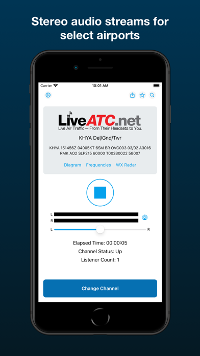 LiveATC for Android app screenshot 2