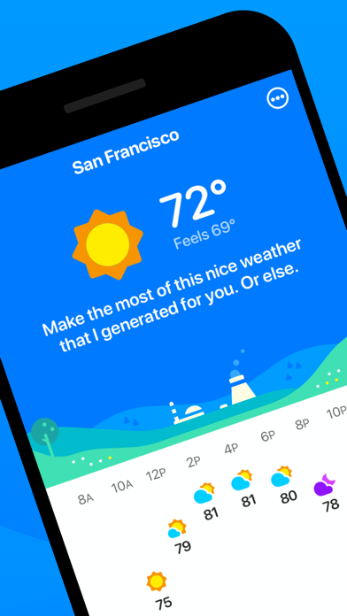 Local Weather Alerts – Widget app screenshot 1