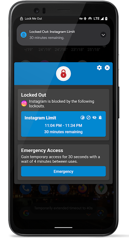 Lock Me Out – App/Site Blocker app screenshot 1