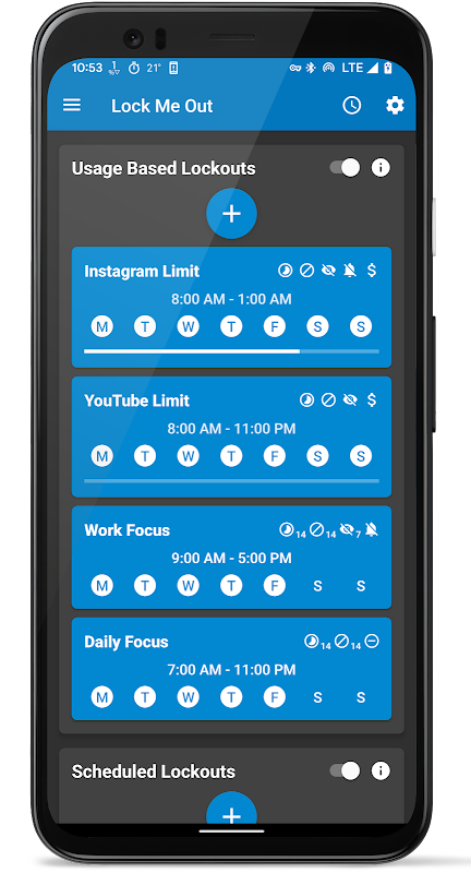 Lock Me Out – App/Site Blocker app screenshot 2