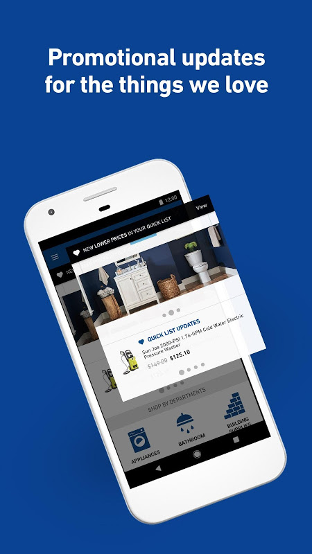 Lowe’s app screenshot 4