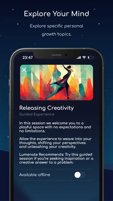 Lumenate: Explore & Relax app screenshot 3