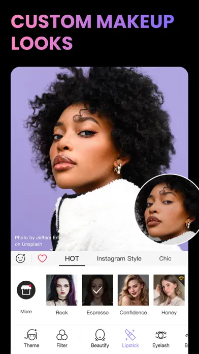 MakeupPlus – Virtual Makeup app screenshot 1