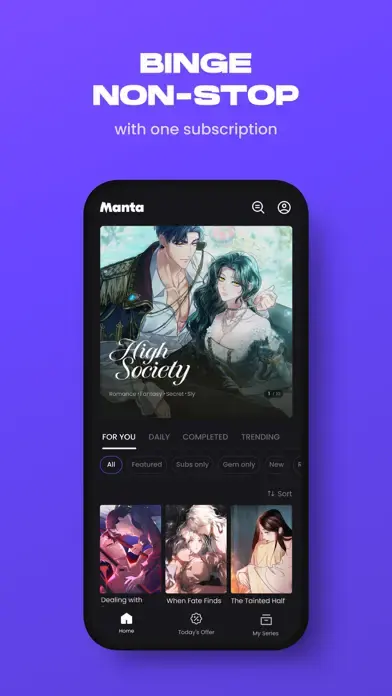 Manta: Comics & Graphic Novels app screenshot 1