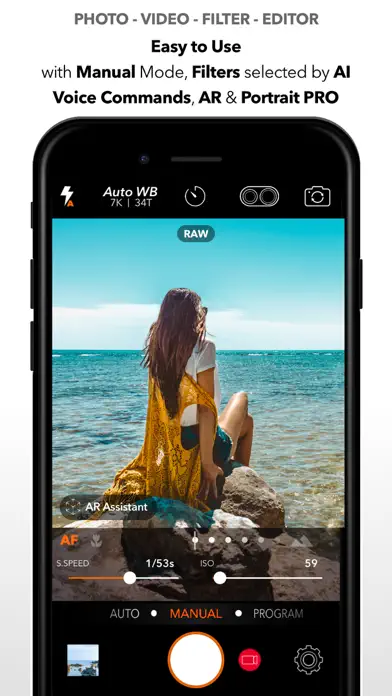 Manual Camera: DSLR Camera Pro app screenshot 1