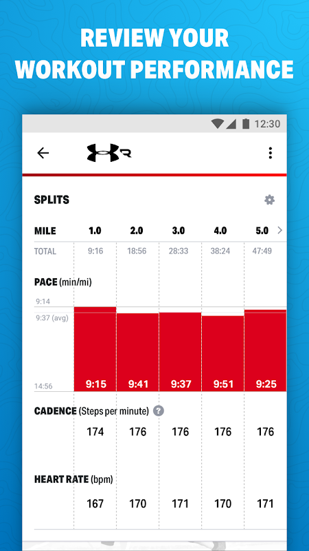 Map My Run by Under Armour app screenshot 2