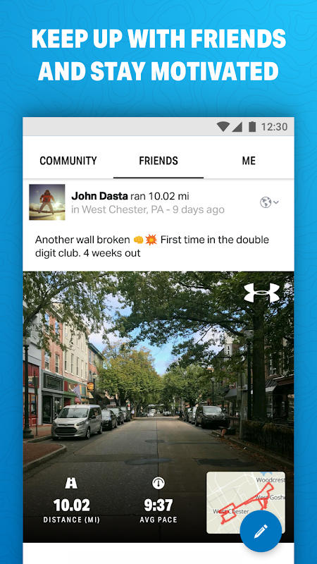 Map My Run by Under Armour app screenshot 3