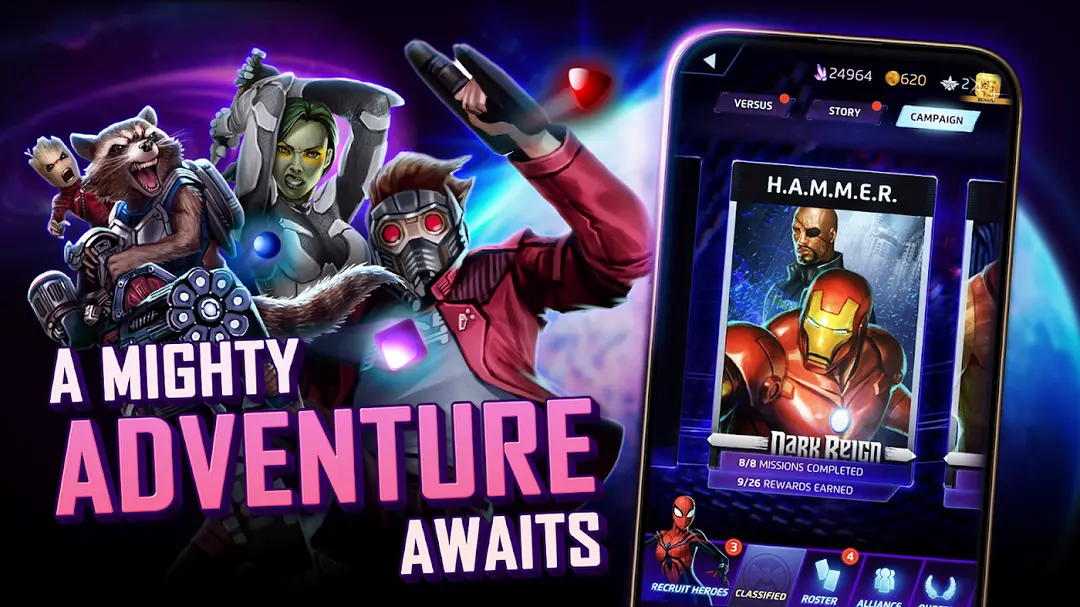 MARVEL Puzzle Quest: Hero RPG app screenshot 3