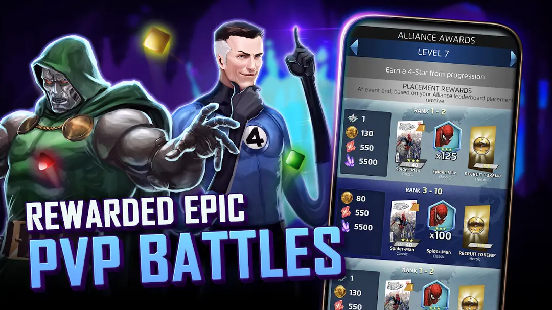 MARVEL Puzzle Quest: Hero RPG app screenshot 4