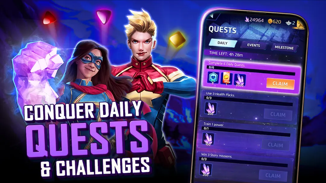 MARVEL Puzzle Quest: Hero RPG app screenshot 5