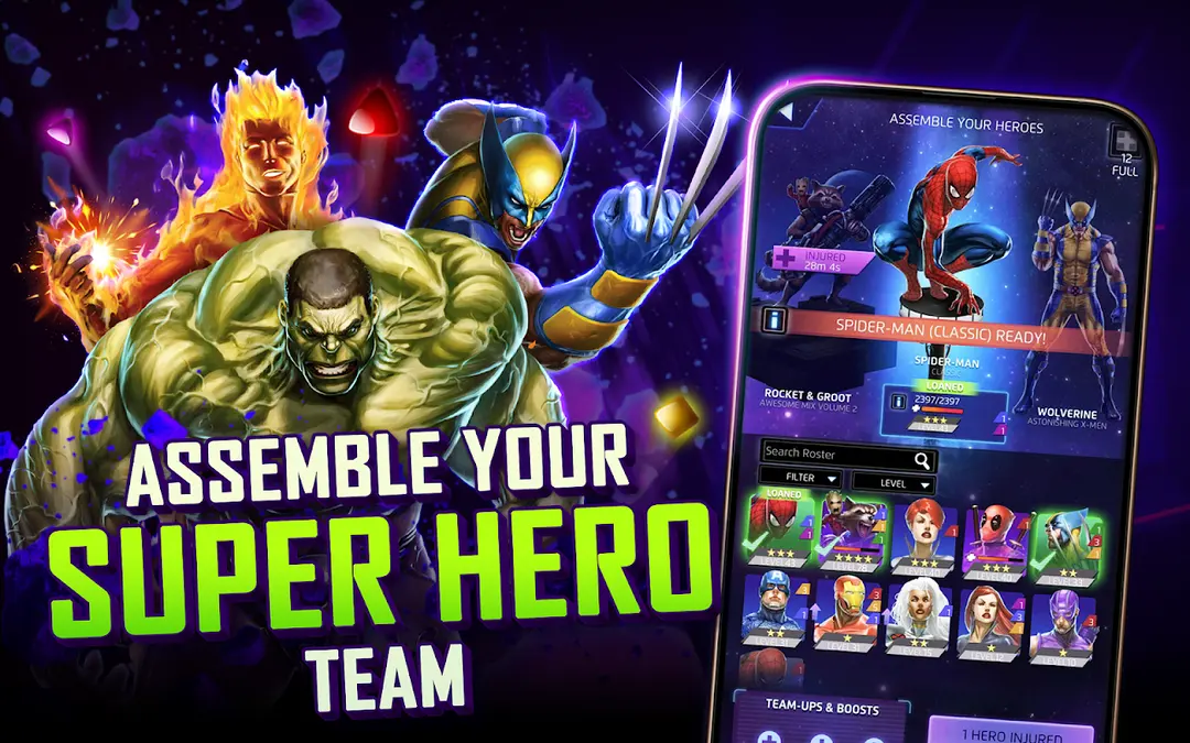 MARVEL Puzzle Quest: Hero RPG app screenshot 7
