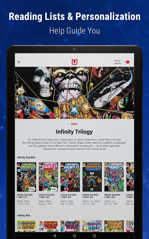 Marvel Unlimited app screenshot 3