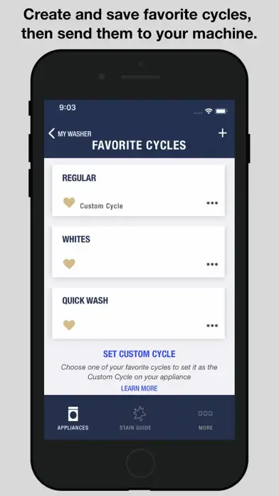 Maytag app screenshot 2