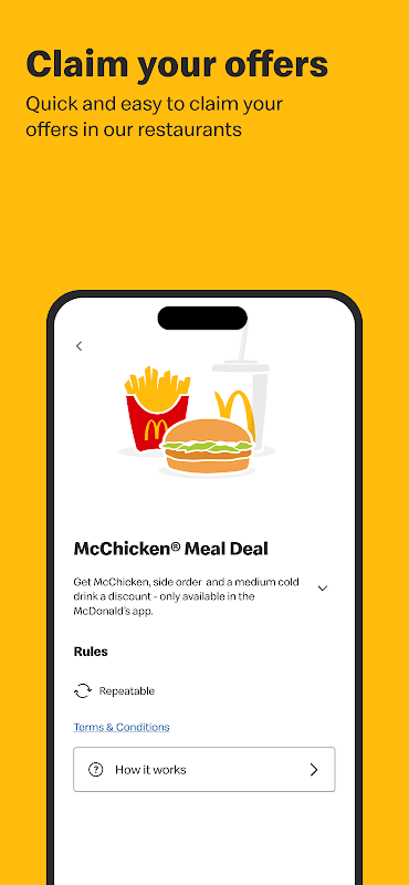 McDonald’s app screenshot 4