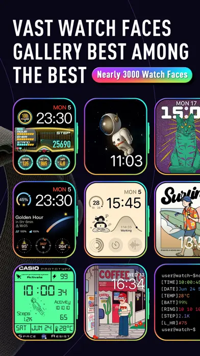 MD170B: Digital watch face app screenshot 2