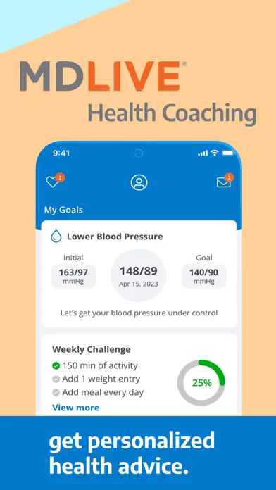 MDLIVE: Talk to a Doctor 24/7 app screenshot 1
