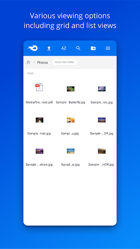 MediaFire app screenshot 7