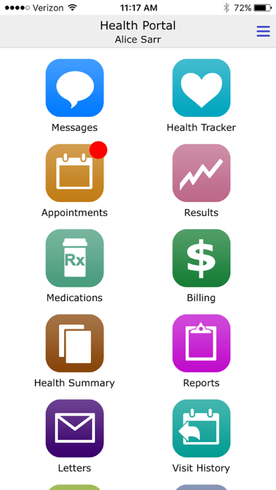 MEDITECH MHealth app screenshot 2