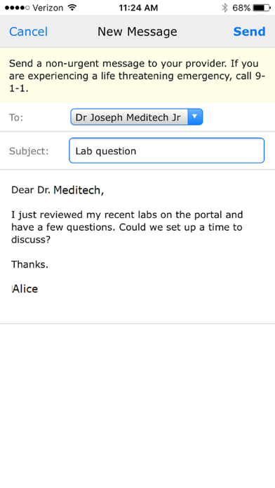 MEDITECH MHealth app screenshot 3