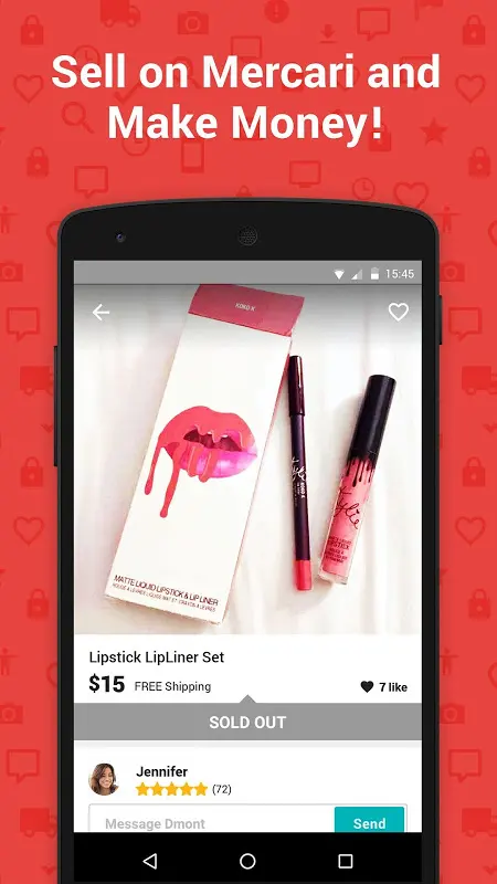 Mercari app screenshot 1