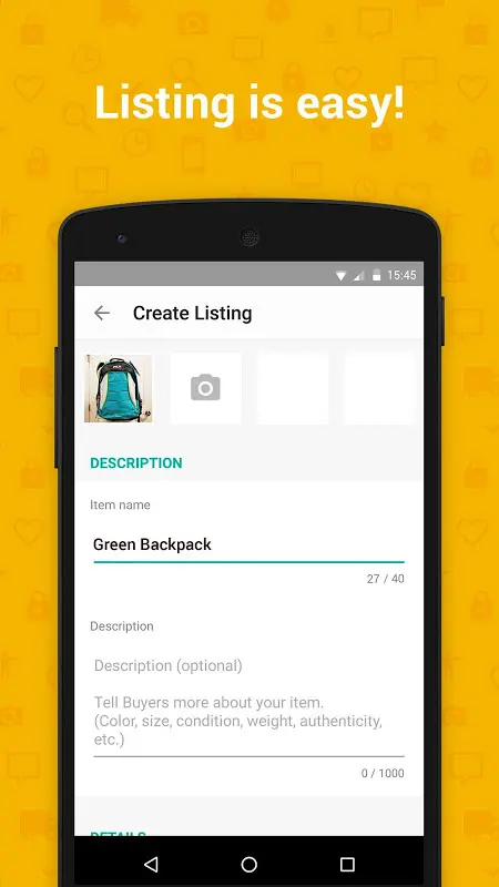 Mercari app screenshot 2