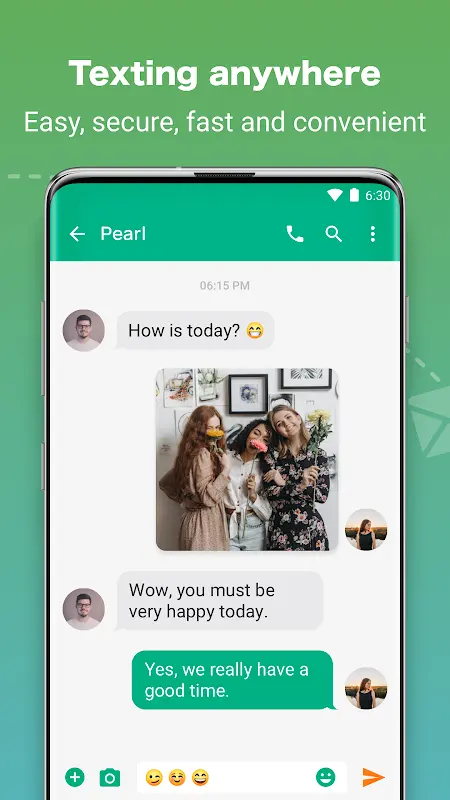 Messenger: Text Messages, SMS app screenshot 1
