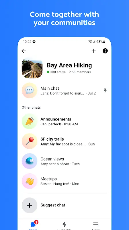 Messenger app screenshot 5