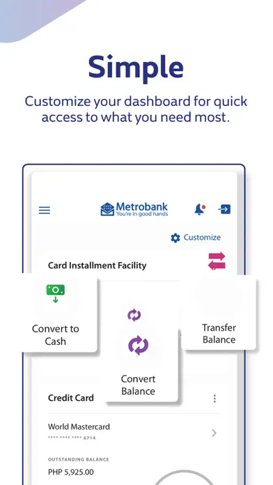 Metro Bank app screenshot 3