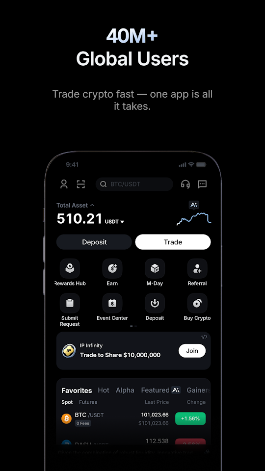MEXC-Buy & Sell Bitcoin app screenshot 5