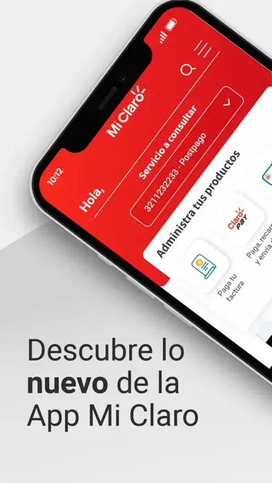 Mi Claro app screenshot 1