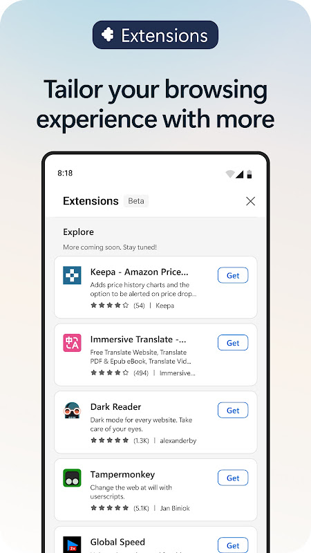 Microsoft Edge: Web Browser app screenshot 7
