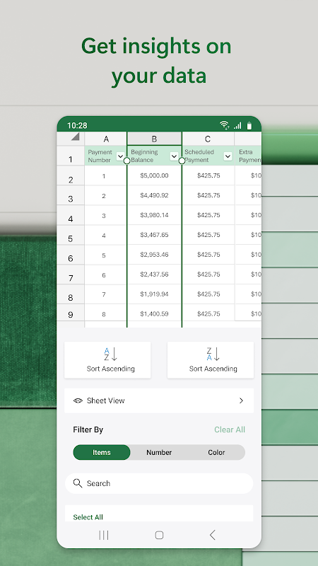 Microsoft Excel: Spreadsheets app screenshot 3