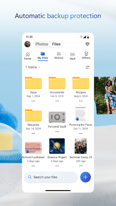 Microsoft OneDrive app screenshot 2