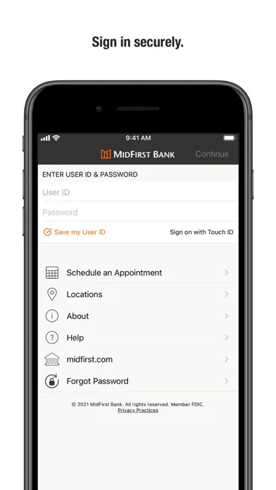 MidFirst Bank Mobile app screenshot 7