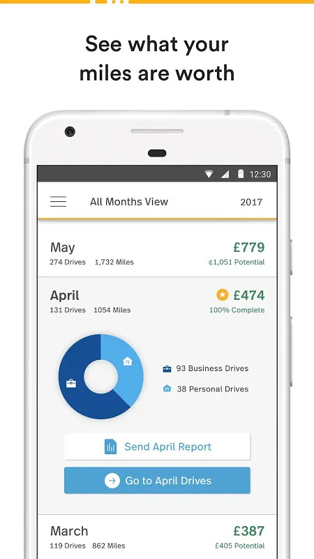 Mileage Tracker by MileIQ app screenshot 4