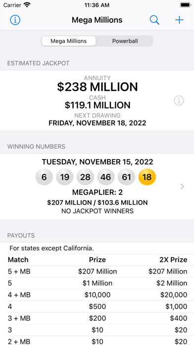 Millions 2019 app screenshot 2